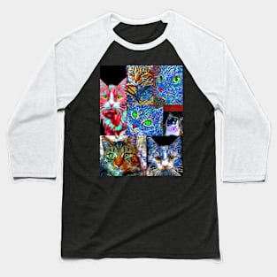 Cat World Baseball T-Shirt